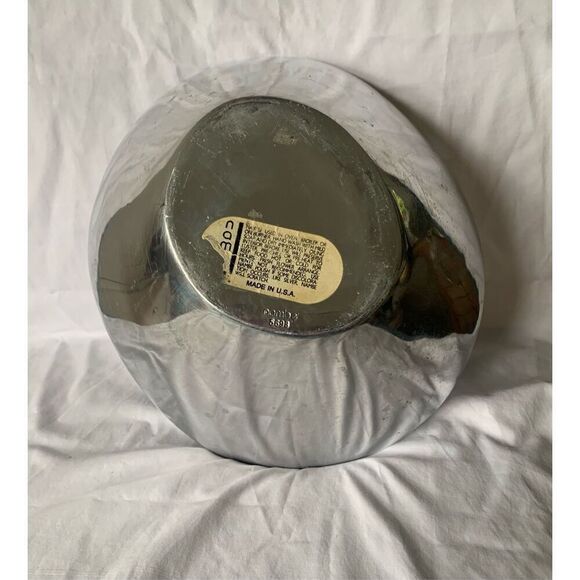 Nambe 569 Metal Alloy Silver Butterfly Serving Bowl 11” VTG MCM - Picture 7 of 8